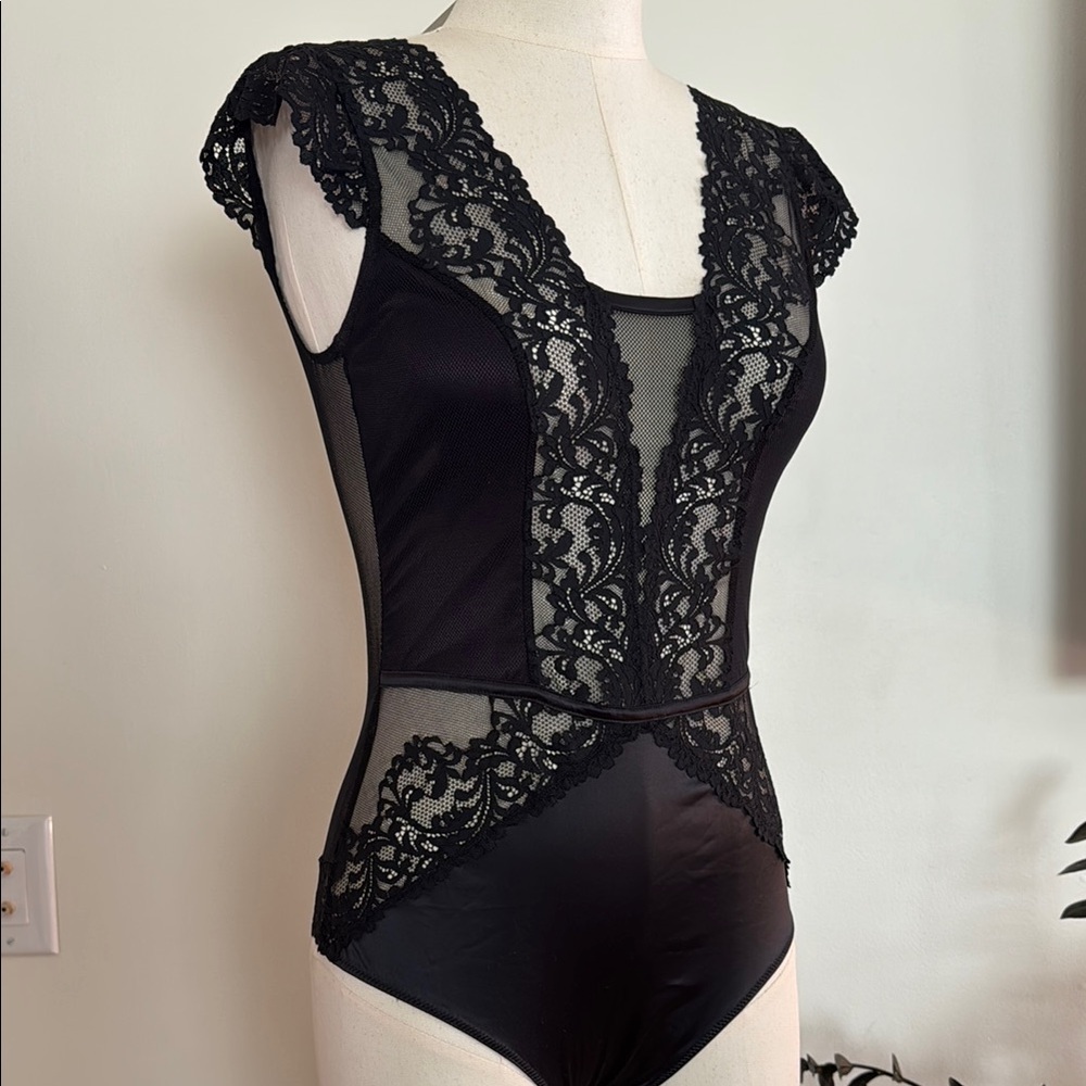 Intimissimi Black Lace Bodysuit
